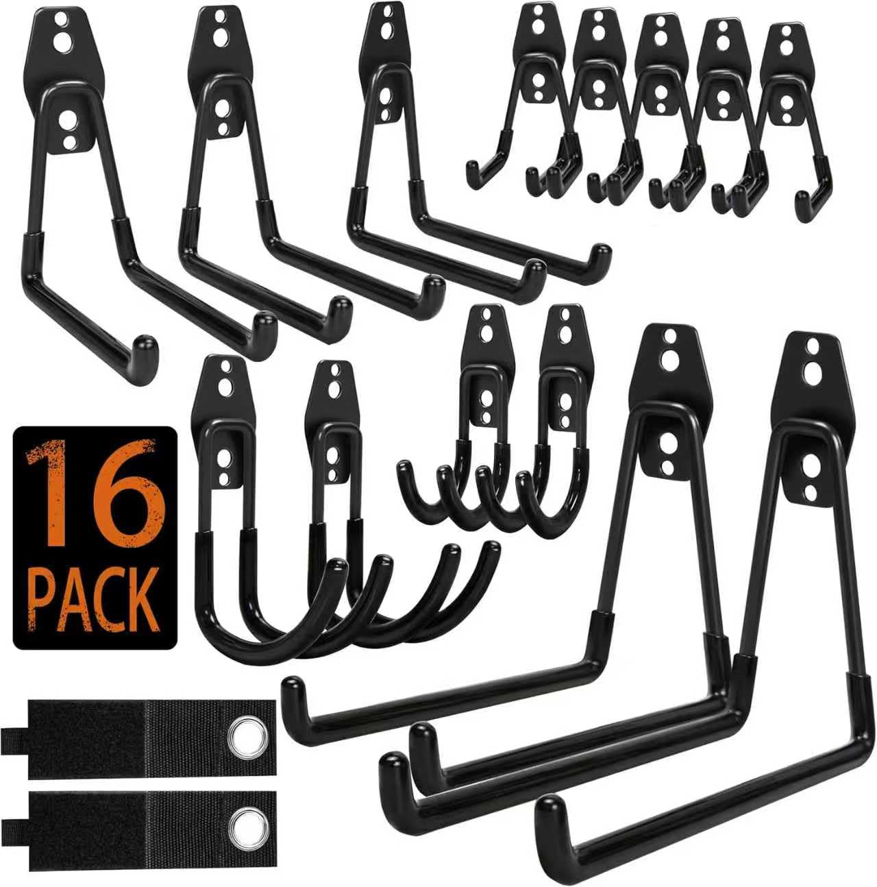 Gardening Tools Screwfix - Set di 16 Ganci Metallici Resistenti