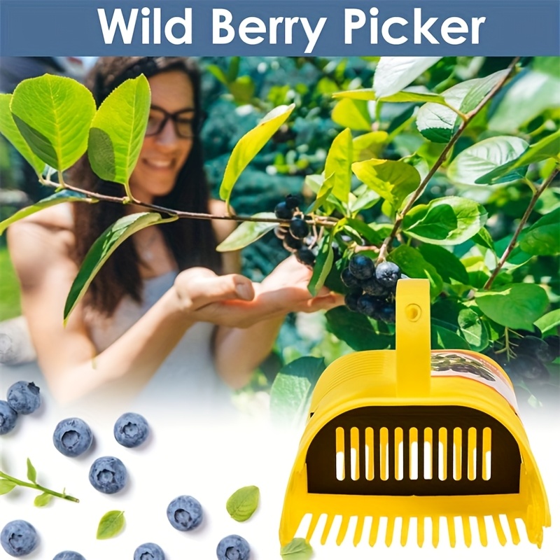 Gardening Tools Rake - Raccoglitore di Mirtilli con Impugnatura Facile,