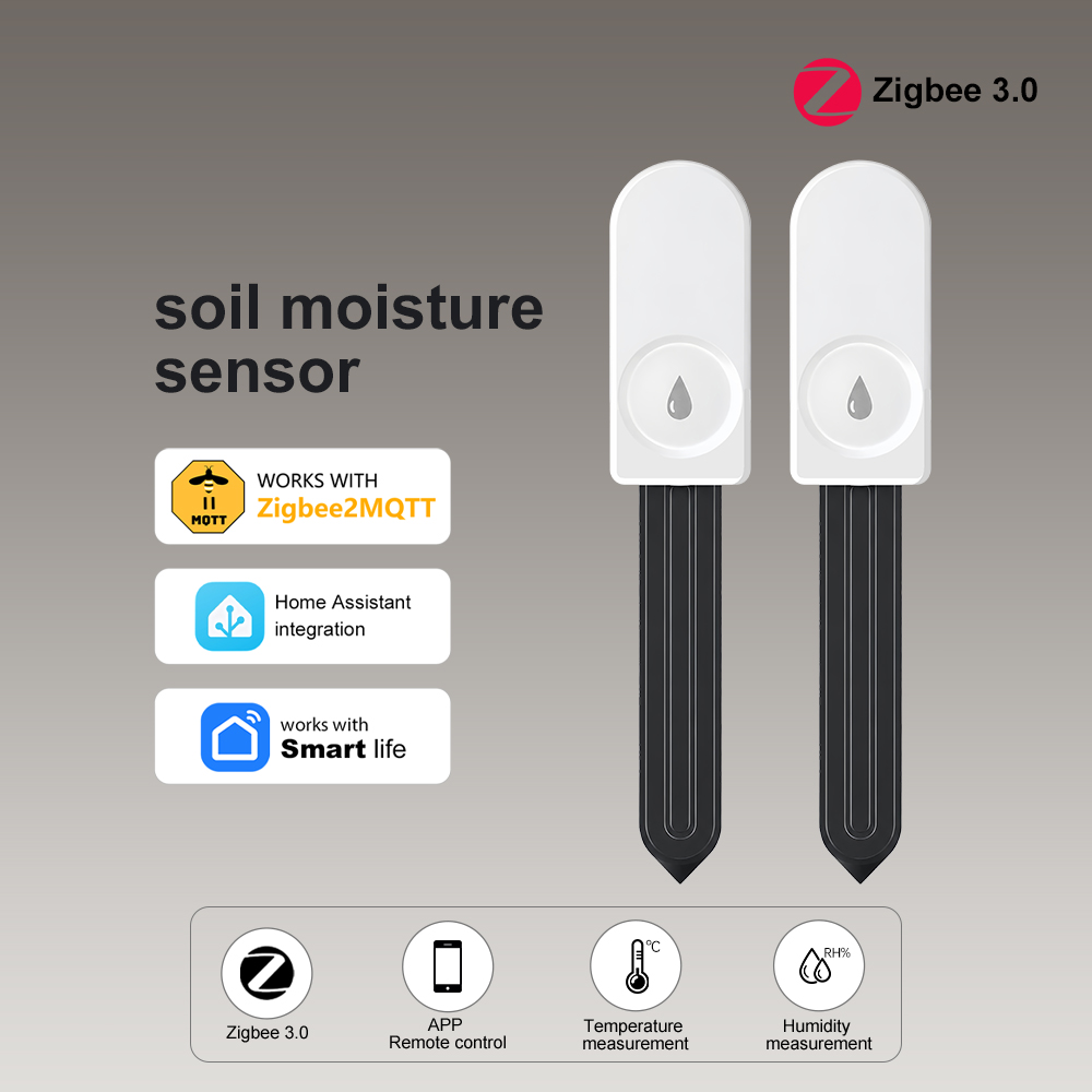 Gardening Tools Rake - Tester di Umidità del Suolo ZigBee,