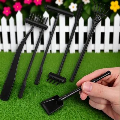 Gardening Tools Rake - Set di 6 Mini Rastrelli Zen