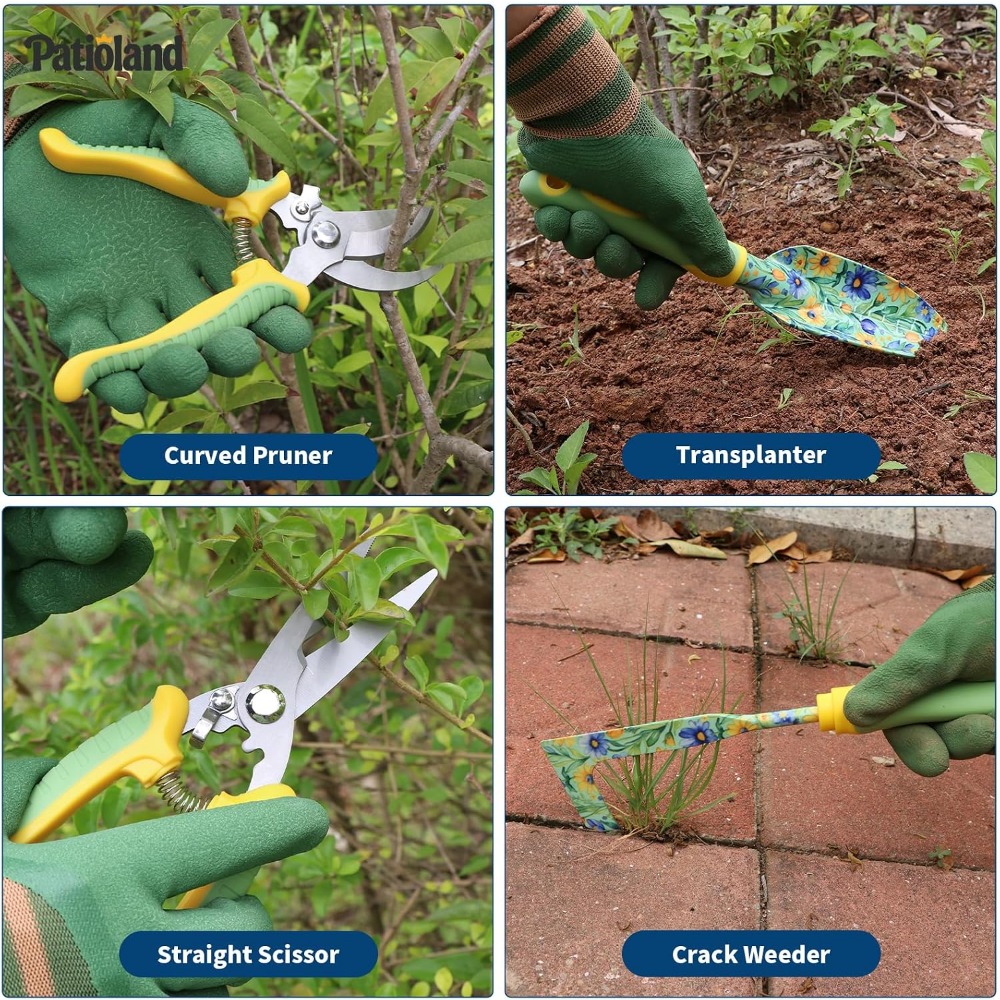 Set di 10 Attrezzi da Giardino - Gardening Tools Gloves recensione e prezzo